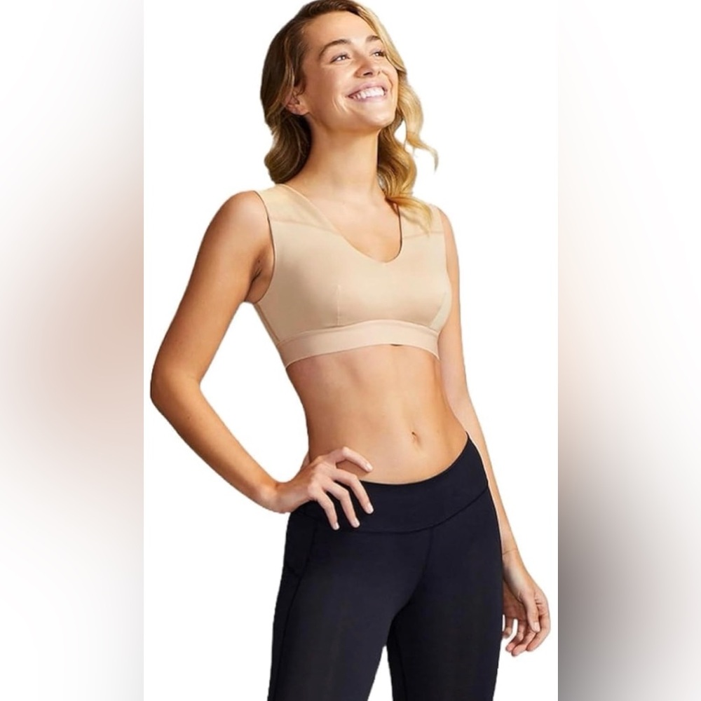 Tommie Copper Back &Shoulder Support Bra Posture Corrector Compression Bra